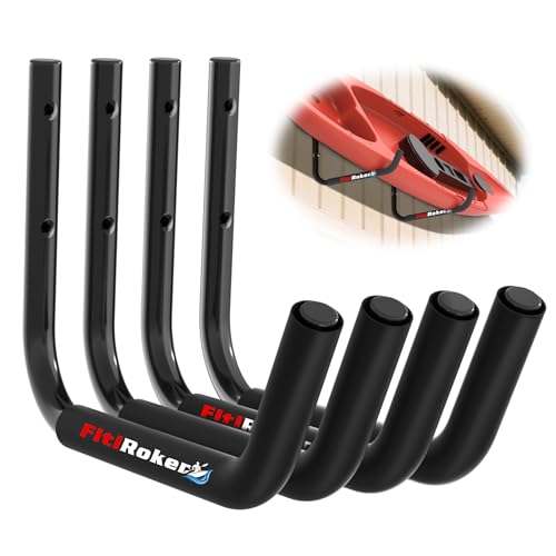 Kayak Storage Rack 120LB Wall Mounted Kayak Hook - style: Round Tube