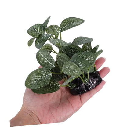PRETYZOOM Realistic Artificial Aquarium Plants Plastic Water Grass Decor for Fish Tank Vibrant Aquatic Landscape Ornament with Base for Betta Hiding Spots Easy
