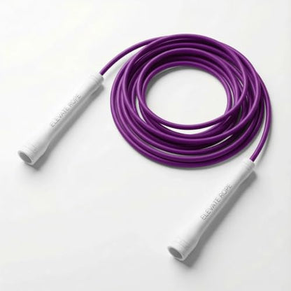 Elevate Rope Jump Rope for Men & Women, 5mm PVC Cable, 10 ft Adjustable - color: Fuchsia