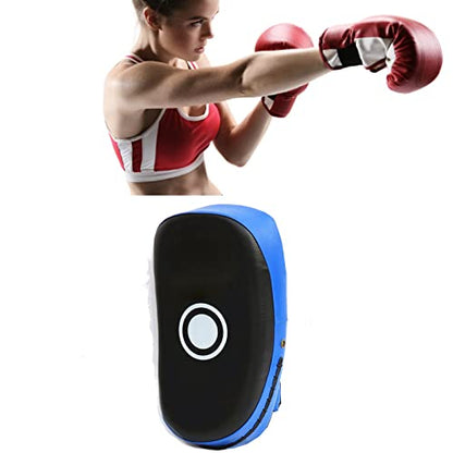 Rengue Boxing Strike Pad, Boxing Pads Kick Punch Training, Multifunction Protective Target for Muay Thai and Kickboxing Enthusiasts Strike Pad, High Density Sponge for Nan - color: Blue Stripe