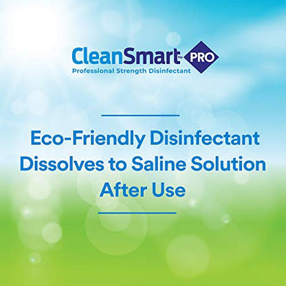 CleanSmart Hospital Disinfectant, Hypochlorous Acid Technology, 1 Gallon | Kills 99.9% of Viruses and Bacteria, EPA Registered, Professional Strength Sanitizer for Businesses, Schools, and Restaurants - size: 128 Fl Oz (Pack of 1)