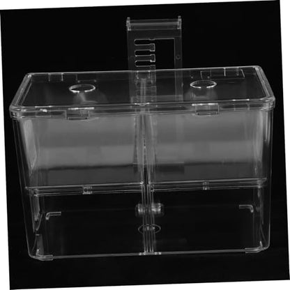 Toyvian Aquarium Fish Breeding Box Isolation Incubator for Fish Tank with Mesh Divider Easy to Install Hatchery for Fry Shrimp and Nursery