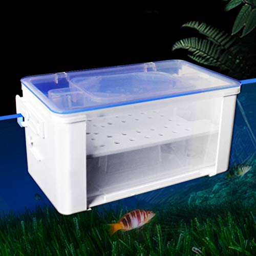 balacoo Fish Tank Waterfall Box Compact Filtration System for Clean Turtle Habitat Easy to Install Aquarium Accessory