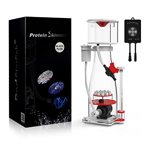 MagTool Aquarium in-Sump DC Protein Skimmer with Controllable DC Pinwheel Pump, Anti-Overflow Design, for Up to 135–185 Gal Reef Tank (N170 Plus) - size: N170 for 135-185Gal
