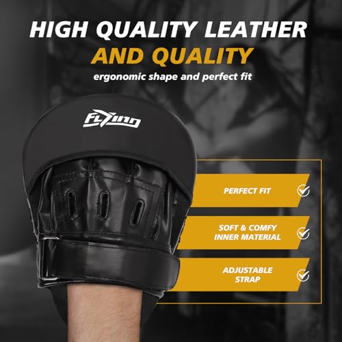 Boxing Curved Focus Punching Mitts for Men,Women