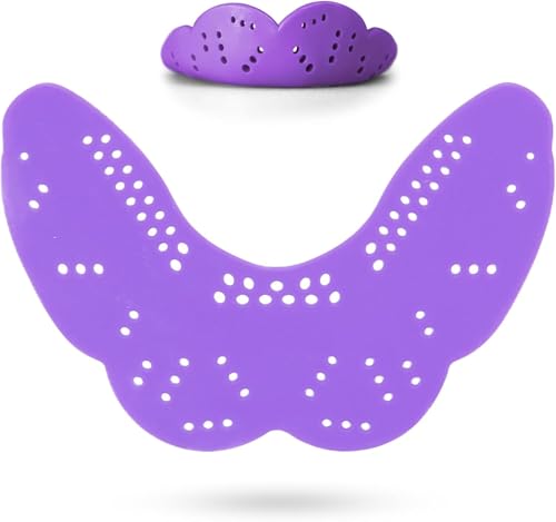 Sports Mouth Guard, Portable Athletes Boxing Basketball Flat Mouthguard for Basketball, Soccer, Hockey, Lacrosse, Custom Fit for Youth and Adults (Purple, 1PCS) - color: Purple, size: 1PCS