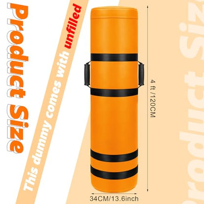 Arrowbash 4ft Football Tackling Dummy Training with Handle Unfilled - color: Orange