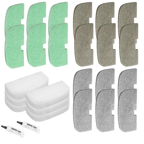 Canister Filter Maintenance Kit for Fluval 107 207 Canister Filter, Aquarium Filter Maintenance Kit 106 206 Pads