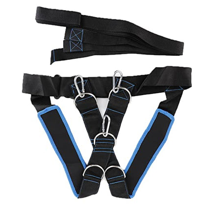 BORDSTRACT Sled Harness, Fitness Resistance Bands, Weight Speed Sled Workout Training Shoulder for Fitness Equipment