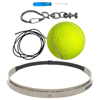 Boxing Ball with Headband Wearable Fitness Equipment - color: tennis