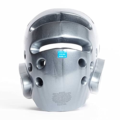 Proforce Lightning Headgear - color: Silver, size: Youth