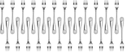 New Star Foodservice 58321 Shell Pattern, 18/0 Stainless Steel, Oyster Fork, 6-Inch, Set of 12 (Pack of 2) - size: Oyster Fork (6-Inch) (Pack of 2)