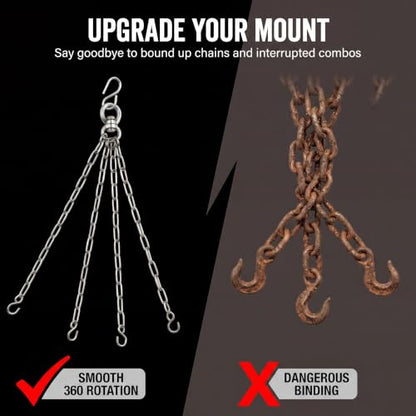 Amber Fight Gear Heavy Bag Chain Set