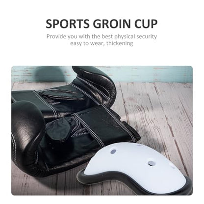 Toyvian 2pcs Breathable Groin Protector Cup Athletic Groin Guard for Boys Taekwondo Boxing MMA Sports Protective Gear