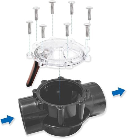 ATIE Pool Diverter Valve/Check Valve Housing Screw Kit R0547600 (#14 x 0.75) for Most Zodaic/Jandy Diverter Valves 4715, 4717 and Jandy Check Valve 7305 (8 PK)