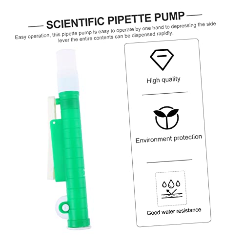 Veemoon Scientific Pipette Pump Plastic Laboratory Pipette Pump 10ml Dispenser
