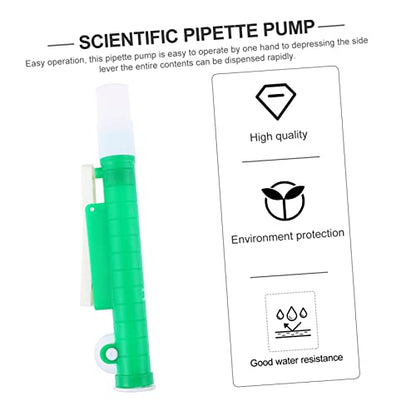 Veemoon Scientific Pipette Pump Plastic Laboratory Pipette Pump 10ml Dispenser