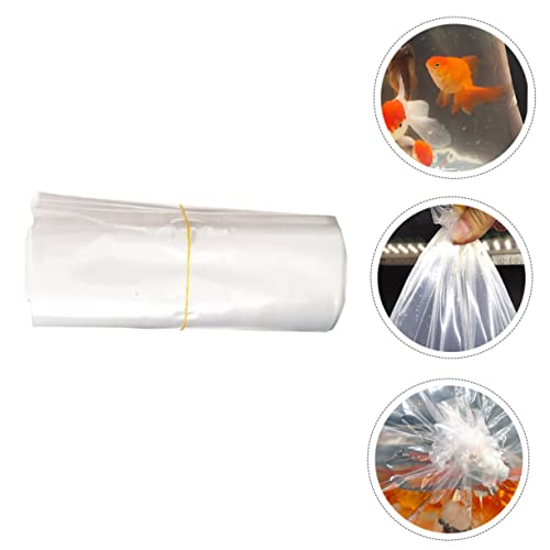SMASOLO 50Pcs Leak Live Fish Transport Bags Plastic Bags for Shipping Display Transport Ldpe Material for Aquarium Use