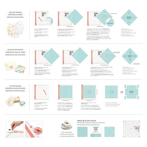 BiraBira Trim and Score Board, 12 x 12 inch for Card Making