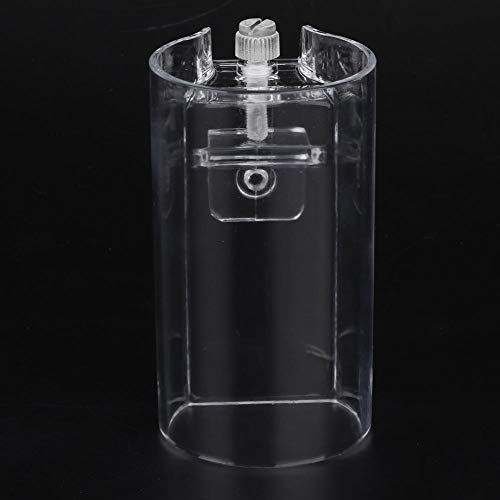 Pssopp Aquarium Fish Feeder, Transparent Acrylic Floating Food Circle Feeding Station