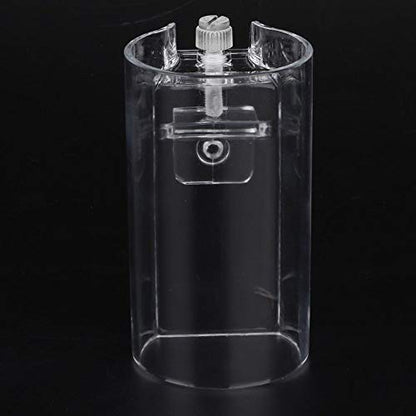 Pssopp Aquarium Fish Feeder, Transparent Acrylic Floating Food Circle Feeding Station
