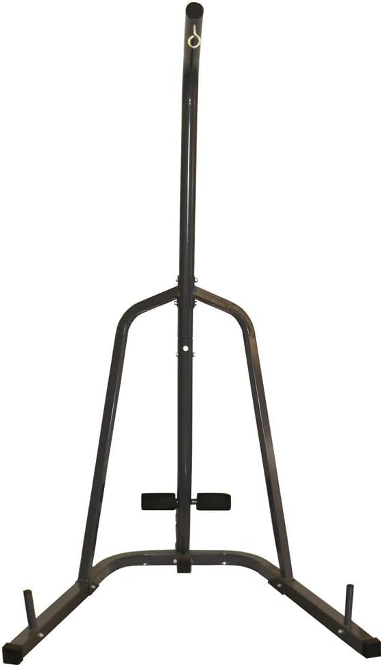 Amber Fight Gear The Champ Heavy Bag Stand, Single Station for Boxing, MMA, Muay Thai – Sturdy Steel Frame, Holds Heavy Bags up to 100 lbs – Ideal for Home & Small Gyms