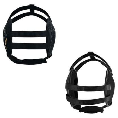 ROAR-INT BJJ Ear Guard New Easy to Adjust Design Wrestling Protective Headgear Wrestling Ear Guard MMA Jiu Jitsu - color: Tiger-Eagle/Black (2pcs)