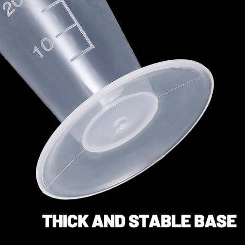 1PC 100ML Tapered Measuring Cups Transparent Plastic Measurement Cup for Kitchen Laboratory 12.5 * 5cm