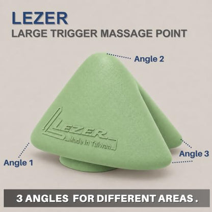 Large Trigger Massage Point, 3-Angle Deep Tissue, Suction Design, Green - style: 06 - Large Trigger Green