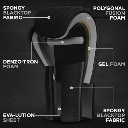 RDX Boxing Gloves, Maya Hide Leather Training Gloves for Muay Thai, Kickboxing, Sparring, Punch Bag, Punching Bag, Kickboxing Gloves, Martial Arts Training, Home Gym, Men, Women, 8 10 12 14 16 oz - color: WHITE/BLACK, size: 12OZ