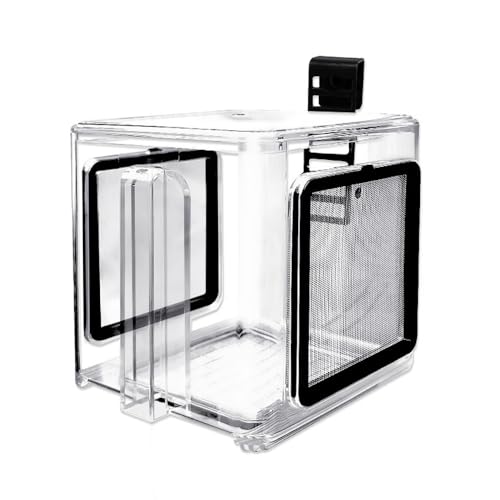 Fish Breeding Box, Acrylic Fish Isolation Box Hanging Aquarium Hatchery Tank for Freshwater Seawater Fish Tank Aquarium