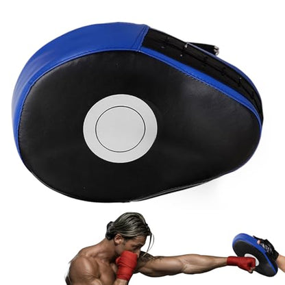 Boxing Pads Training Shock-absorbing Punching Mitts Training Paws Martial | Curved for Jiu-jitsu Kali Thai Karate Home Gym Club Boxing Equipment - color: Blue