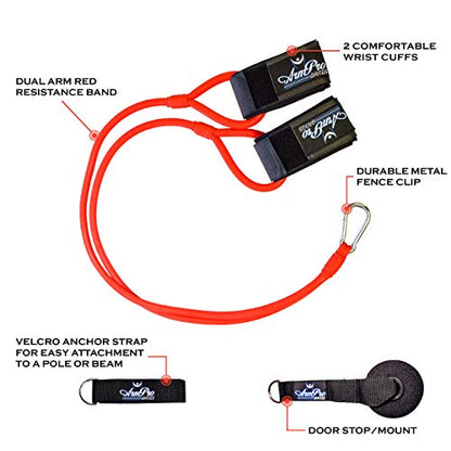 Arm Pro Band Baseball Softball Resistance Training Bands - color: Red, Advanced/Ages 13 & Over