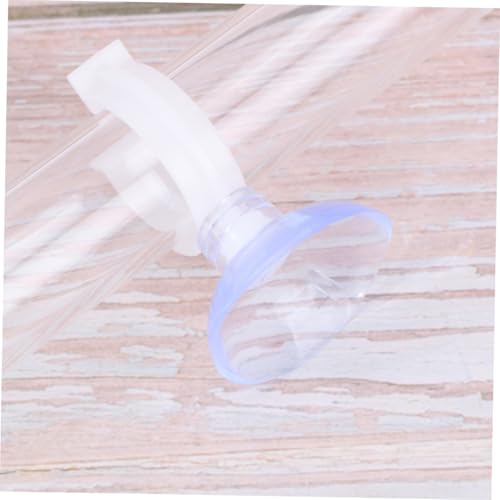 2.5x22cm Acrylic Shrimp Feeder with Bowl Fish Tank Dish Clear Glass for Shrimp