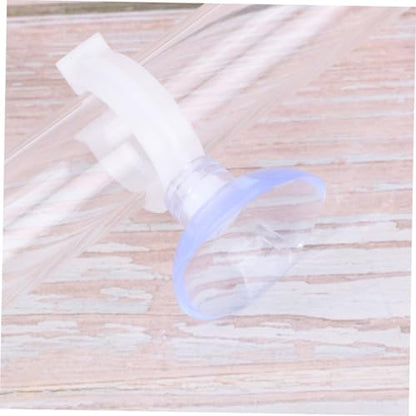 2.5x22cm Acrylic Shrimp Feeder with Bowl Fish Tank Dish Clear Glass for Shrimp