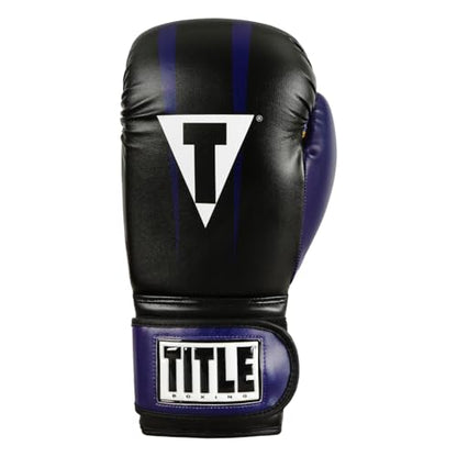 Title Boxing World Bag Boxing Gloves - color: Purple/Black/Gold, size: 12 oz