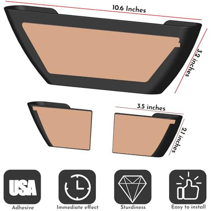Universal Adjustable Pot Lid Holder Organizer for Cabinet - Upgraded Patented Niceyos 4 Pack Pan Lids Organizers Inside Cabinet Door Wall Mount Pots Top Rack for Kitchen Cupboard Fit 6" to 13" (Black) - size: 4Pack-Black