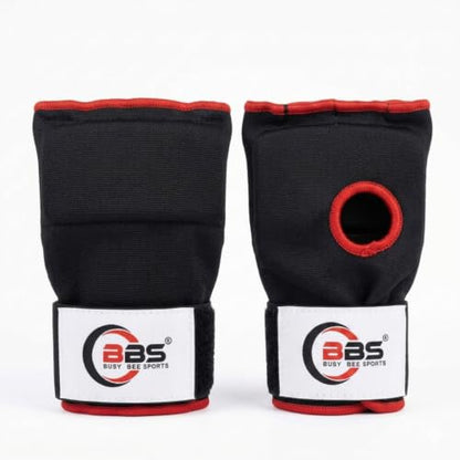 Busy Bee Sports Quick Hand Wraps for Boxing & MMA, Large Size (Snug Fit) – Gel Padded Inner Gloves with Wrist Support, Easy Slip-On Wraps for Men & Women, Breathable for Muay Thai & Kickboxing