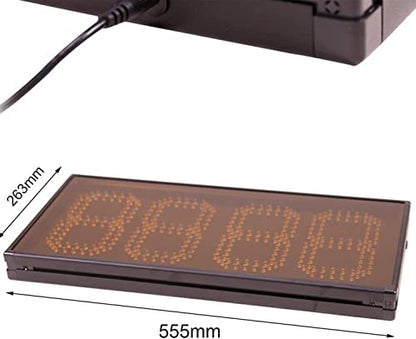 LED Substitution Board for Soccer, Football Electronic Substitution Board, Football Game Injury Stop Time Display Boards, Football Referee Substitution Board,Digital Cricket Scoreboard,Single-sided