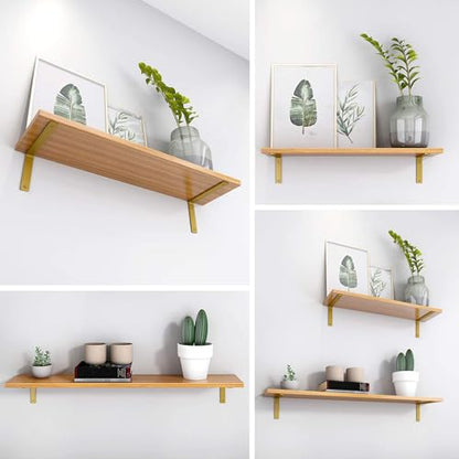 White Shelf Brackets 6 Inch, Rustic Iron L Shelf Bracket,Heavy Duty Industrial Shelf Bracket,White Metal L Brackets for Shelves Support DIY, 6 Pack