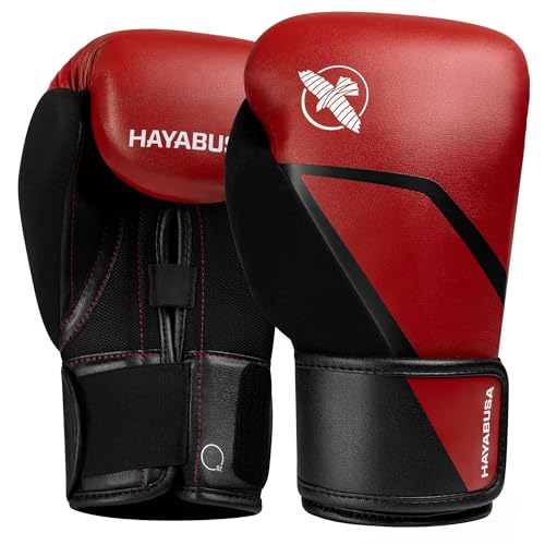 Hayabusa E1 Boxing Gloves for Men and Women - color: Red/Black, size: 14oz