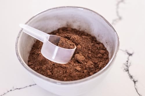 3 Pack Tablespoon Measuring Spoon Set with Short Handle Coffee Scoop - 1 Tablespoon (15 ML) Clear Plastic Scoops for Coffee, Loose Tea, Protein, Spices, Powders, and Other Dry Goods