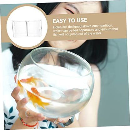 Mikikit Multi-Functional Fish Breeding Isolation Box Aquarium Hatching Container Cover for Safe Spawning and Separation of Aggressive Fish