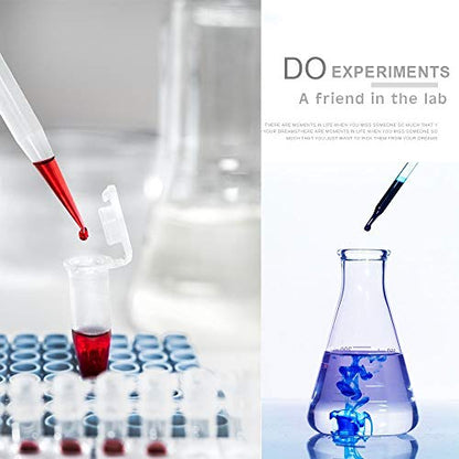 200PCS 3ml Disposable Plastic Transfer Pipettes, Calibrated Dropper Suitable for Science Laboratory, DIY Art - size: 3 ML