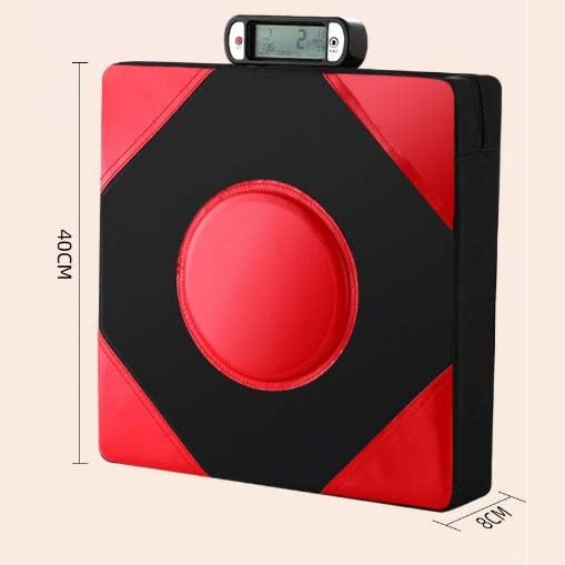 Boxing Force Testing Machine，Strength Testing Punch Bag， 40cm Square Hanging Boxing Pad with Power Measurement & Count Tracking, Adjustable Height for Home Fitness & Stress Relief