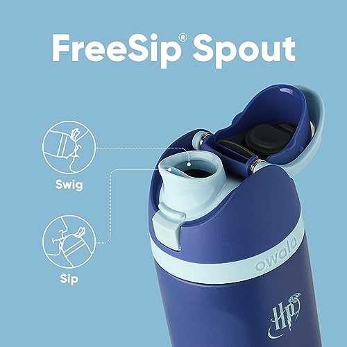 Owala Harry Potter FreeSip Stainless Steel Water Bottle 24 oz Ravenclaw - color: Ravenclaw, size: 24 Ounces