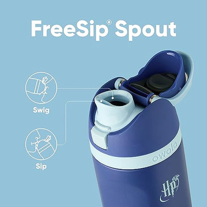 Owala Harry Potter FreeSip Stainless Steel Water Bottle 24 oz Ravenclaw - color: Ravenclaw, size: 24 Ounces