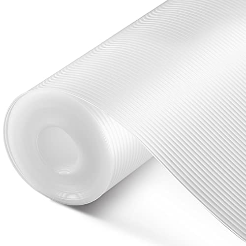 Shelf Liner, Drawer Liner, 20 Inches x 10 FT Cabinet Liner for Kitchen Cabinets Non-Adhesive Shelf Liners, Waterproof Shelf Paper with Non-Slip, Durable Liners, Clear - color: Clear, size: 20"W x 120"L