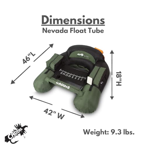 Caddis Sports Fishing and Angling Float Tube - style: Nevada Float Tube