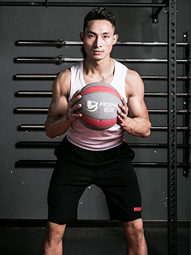Medicine Balls Rubber Medicine Ball, Aerobic Core Training Elastic Fitness Ball, 1KG/2KG/3KG/4KG/5KG/6KG/7KG/8KG/9KG/10KG (Size : 5kg/11lbs) - size: 5kg/11lbs
